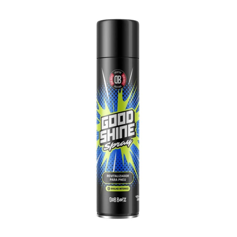 Good Shine Spray 400ml Dub Boyz Pretinho para Pneus e Acabamento Automotivo
