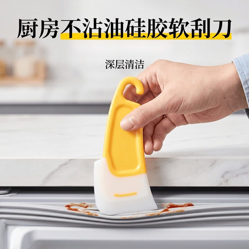 Comércio exterior cozinha silicone espátula macia pote de lavagem de silicone antiaderente pote de lavagem de óleo limpe