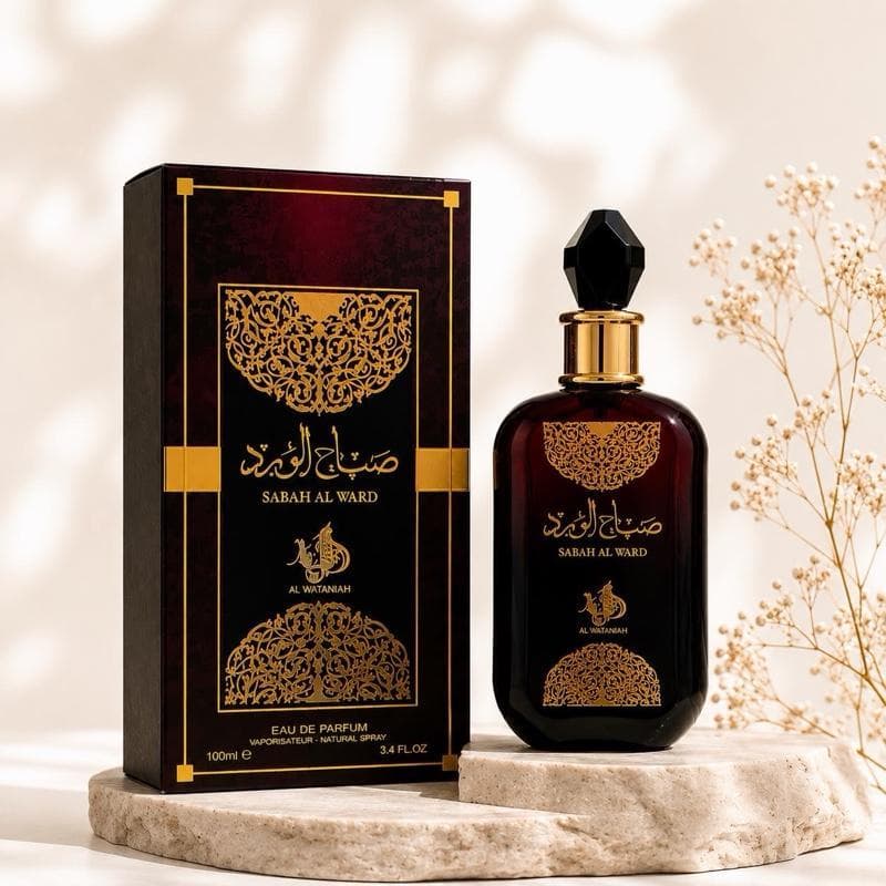 Sabah Al Ward Perfume Árabe Original Al Wataniah Eau de Parfum 100ml