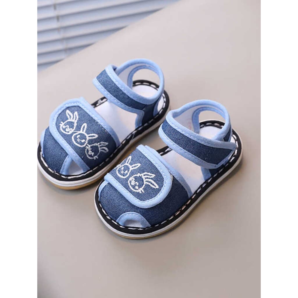 Sandálias de pano para bebês artesanais, sapatos de chamada para crianças de 1 a 3 anos, verão, antiderrapante, sola mac
