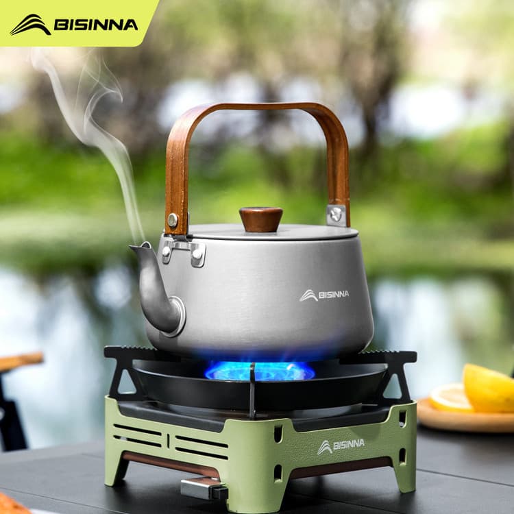 Cassete fogão Split fogão ao ar livre portátil acampamento panelas piquenique novo estilo fogão a gás fogão de chá casse