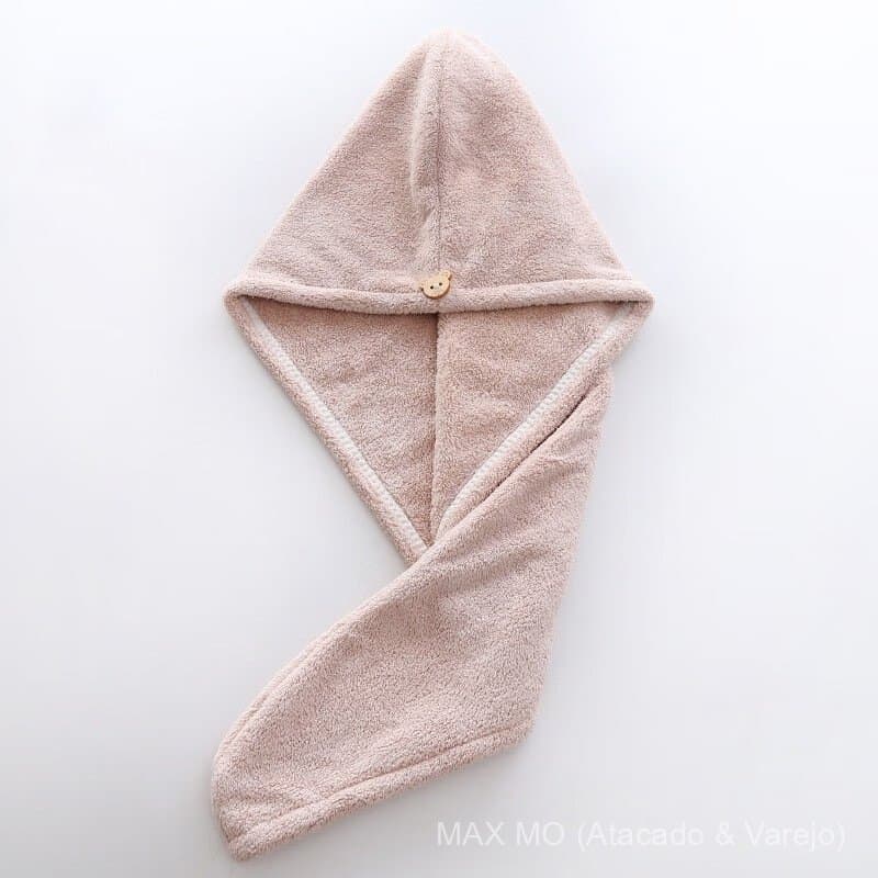 3/4/5 Unidades  Secador De Cabelo Turbante Toalha Absorvente Rapido Leve Confortavel Para Todos Os Tipos De Cabelo Misto