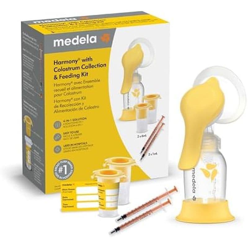 Bomba Tira Leite Manual Medela Harmony , Design Suíço Compacto Com Escudos PersonalFit Flex E Tecnologia De Expressão 2