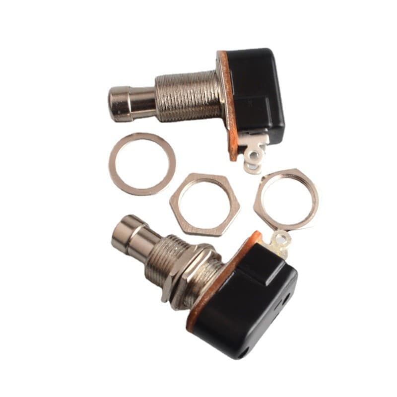 Pedal de efeitos para guitarra DPDT, pedal de acionamento por pé, sem travamento, momentâneo com reset.
