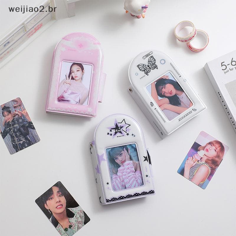 weijiao2 . BR Coreia Ins Coletar Livro Álbum De Cartões Fotográficos Instax Fotos Lomo Cartão KPOP