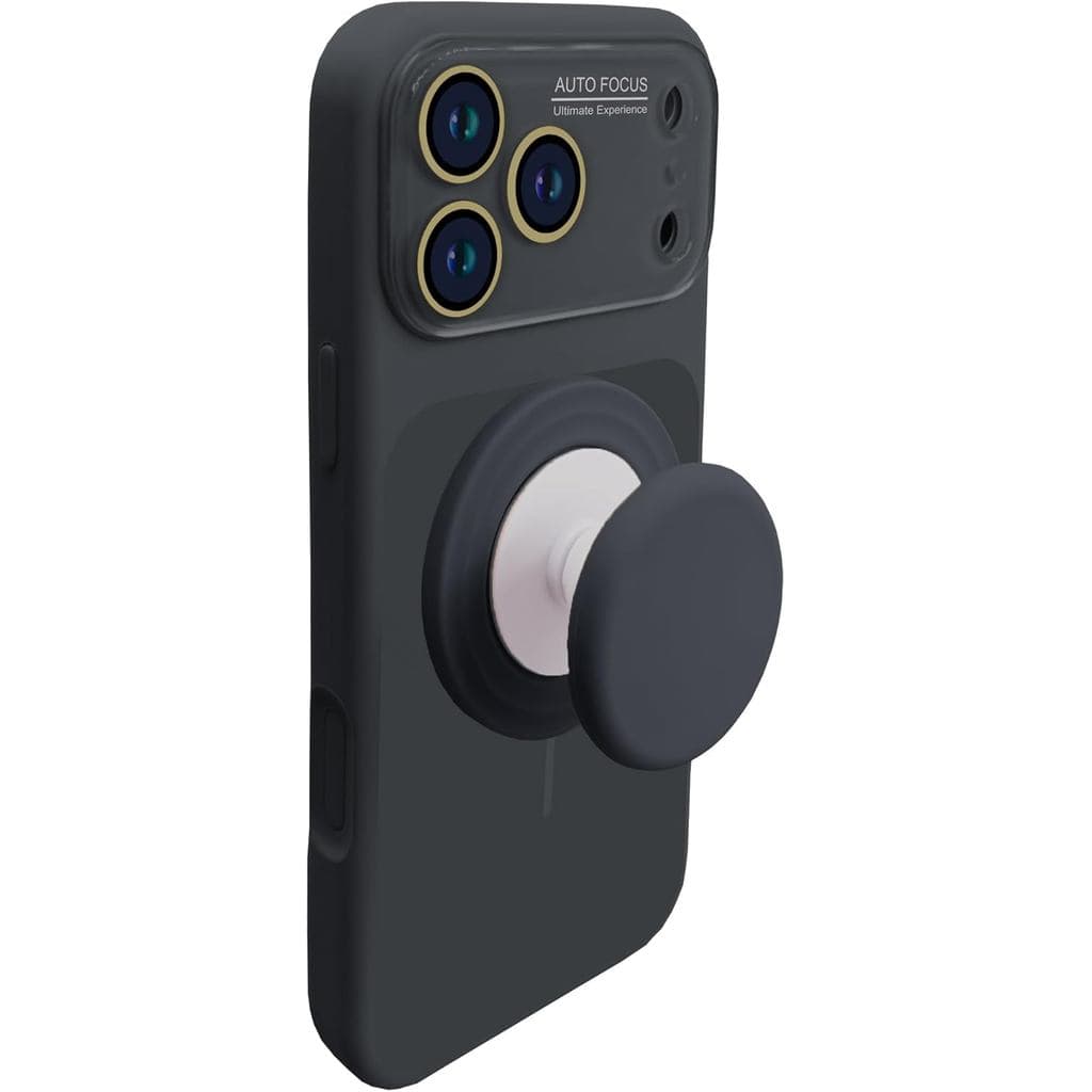 Capa XZC para 17 Pro Max, Compatível com MagSafe, Proteção Completa para a Câmera, Suporte Pop-Socket, Resistência a Imp