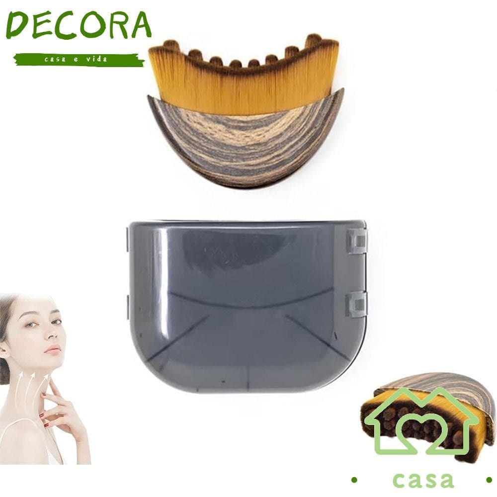 Massageador De Drenagem Linfática DECORA Para Rosto , Ferramenta De Escultura Facial Escova Contorno Linfático