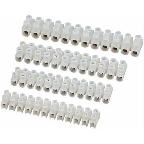 Conector Sindal 12 Vias Barra de Ligação Elétrica Borne Emenda de Fios 3A 5A 10A 15A 20A 30A