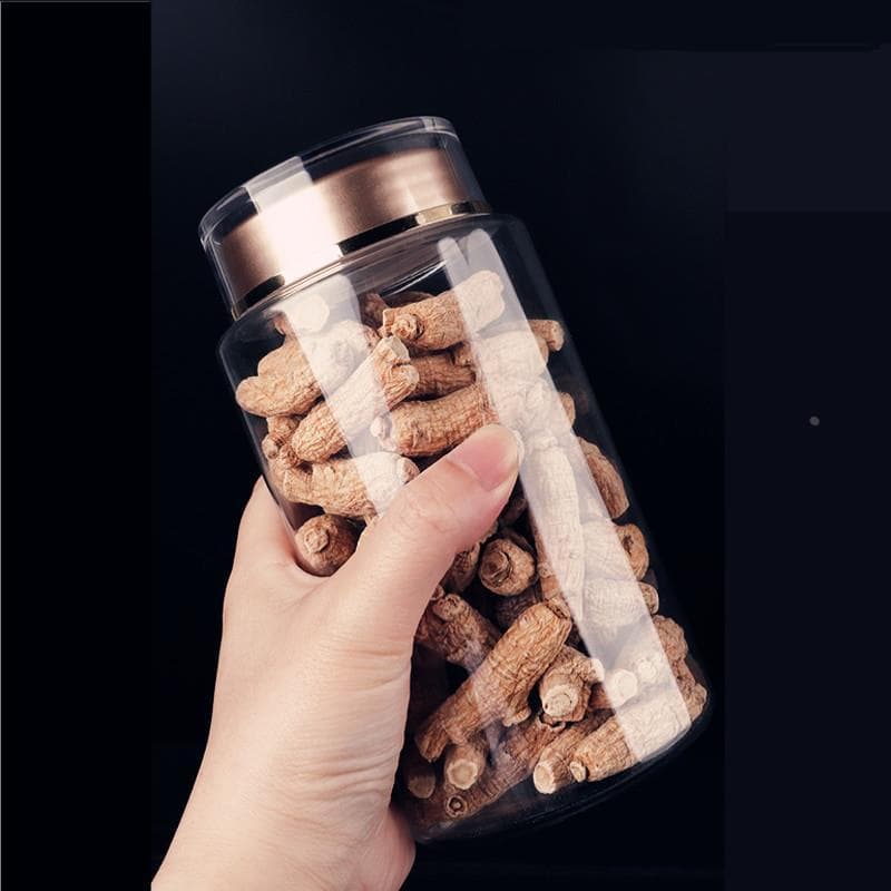 Noz lanche alimentos produtos secos garrafa selada transparente boca larga garrafa de mel pet garrafa de plástico
