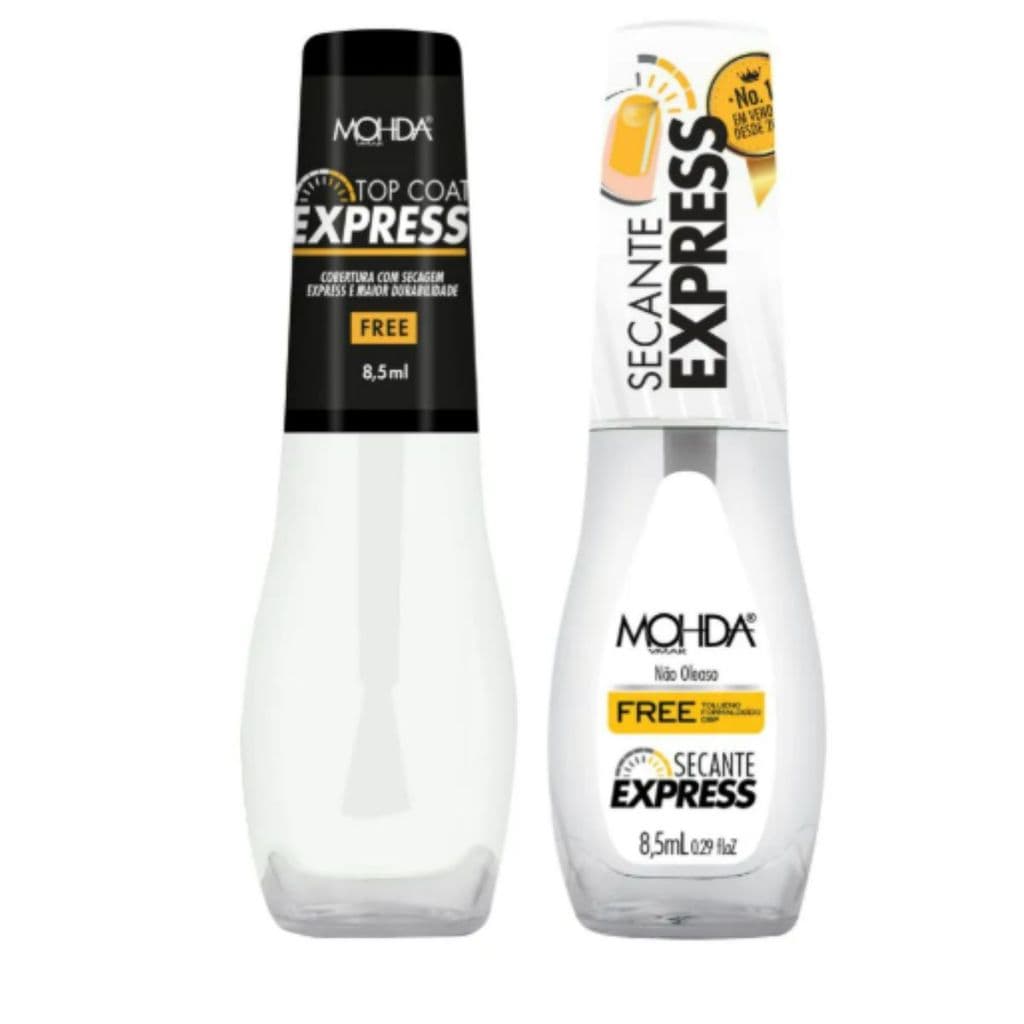 Combo Top Coat Express + Esmalte Secagem Express Mohda