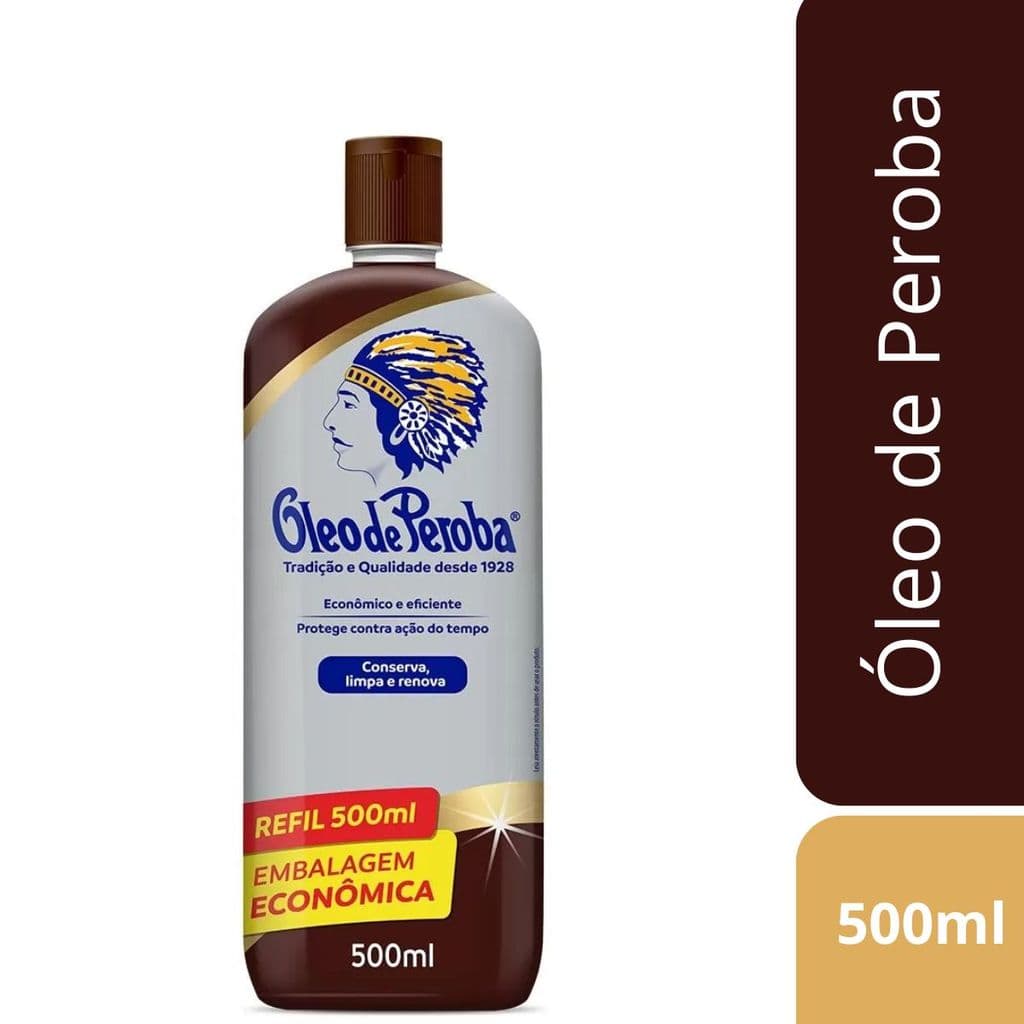 Óleo de Peroba Lavanda King 500ml Conserva Limpa e Renova Madeira Moveis Assoalhos e Pisos Embalagem Econômica Refil