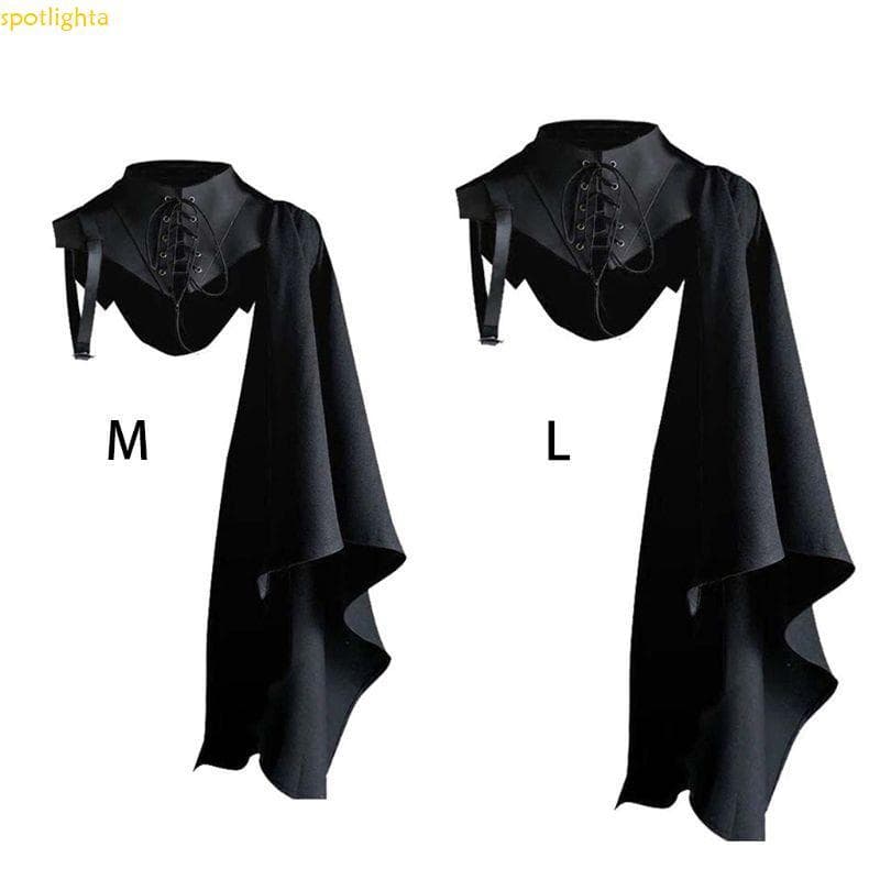 spotlighta Preto Retro Xale Trajes Halloween Acessórios Para Homens