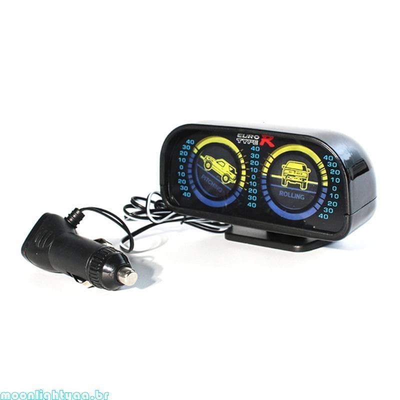 moonlightyaa1 Medidor Inclinação Nível Display Digital Para Carro HUD Inclinômetro