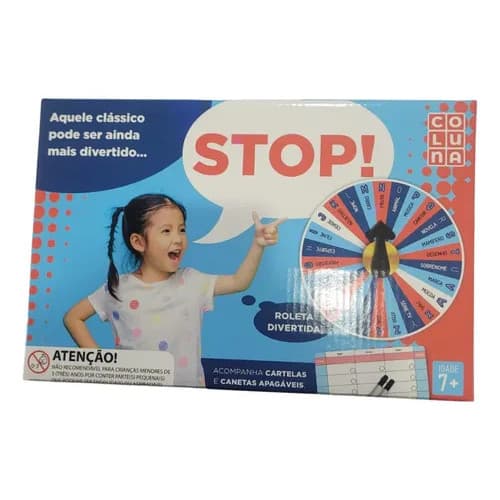 Jogo Stop Educativo Brinquedo Infantil Pais E Filhos