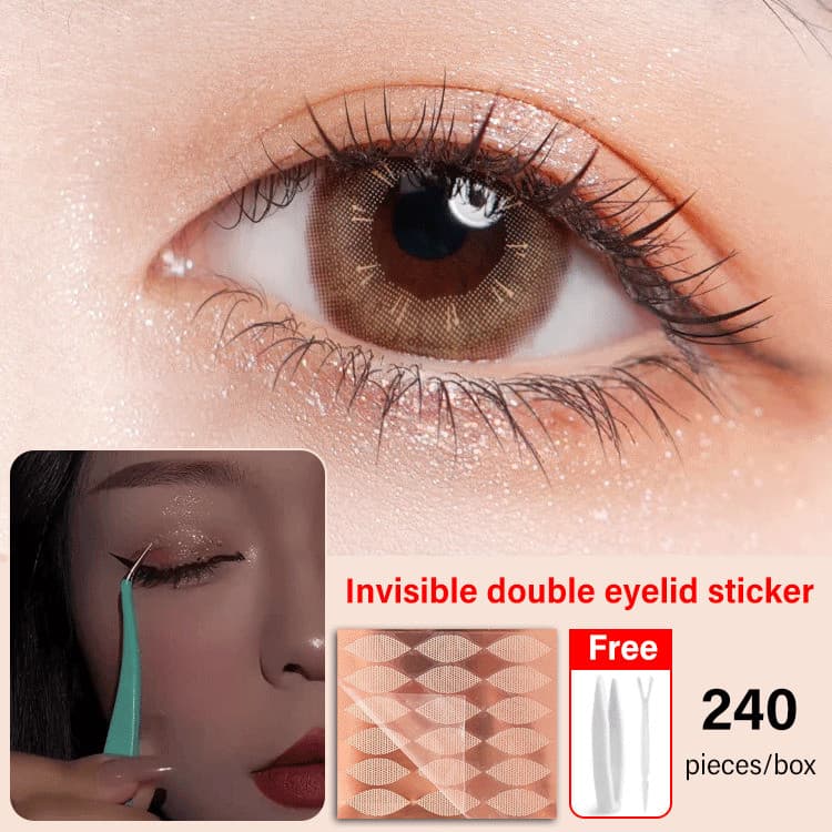 [Sem Resíduos Pegajosos] Lace Invisible Double Eyelid Tape/Fita para Pálpebras Duplas/Adesivo para Pálpebras Invisíveis