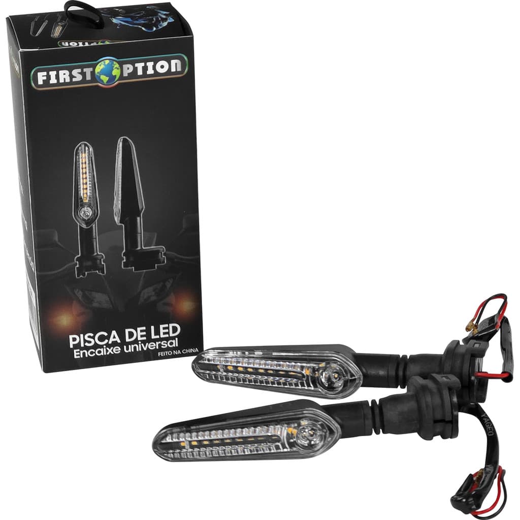 2 Unidades Pisca Led Modelo 133 Alta Eficiência Compatível Mt03 R3 Fazer Fz15 E Crosser