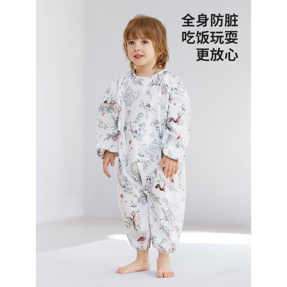Macacão de bebê à prova d'água, Anti-sujeira, roupa externa para engatinhar, corpo inteiro, jardim de infância, crianças