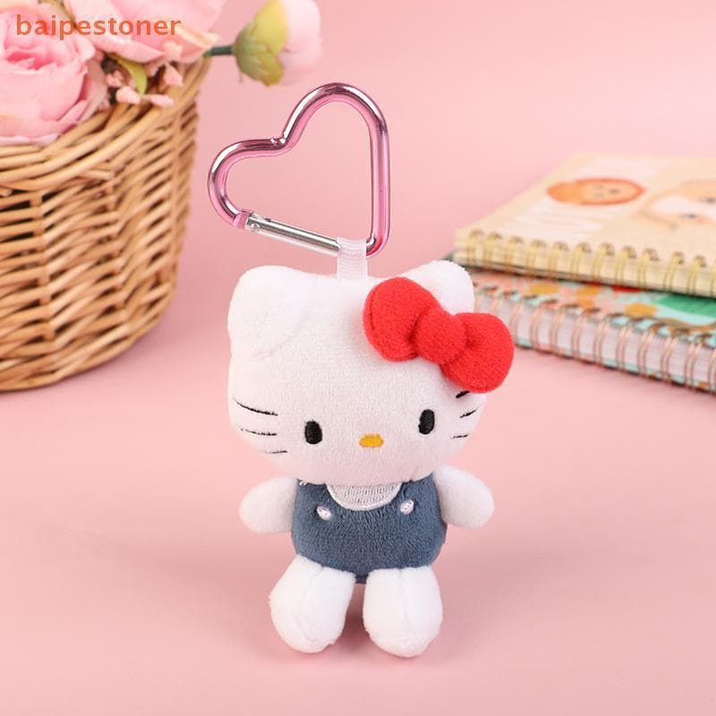 [baipestoner] 10cm Pelúcia Macio Boneca Chaveiro Dos Desenhos Animados Olá Kitty Plushies Saco Pingente Acessórios Menin