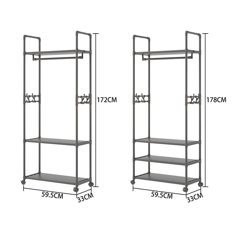 Novo simples multifuncional cabide sapato chapéu rack de armazenamento quarto cabide chão simples rack de armazenamento