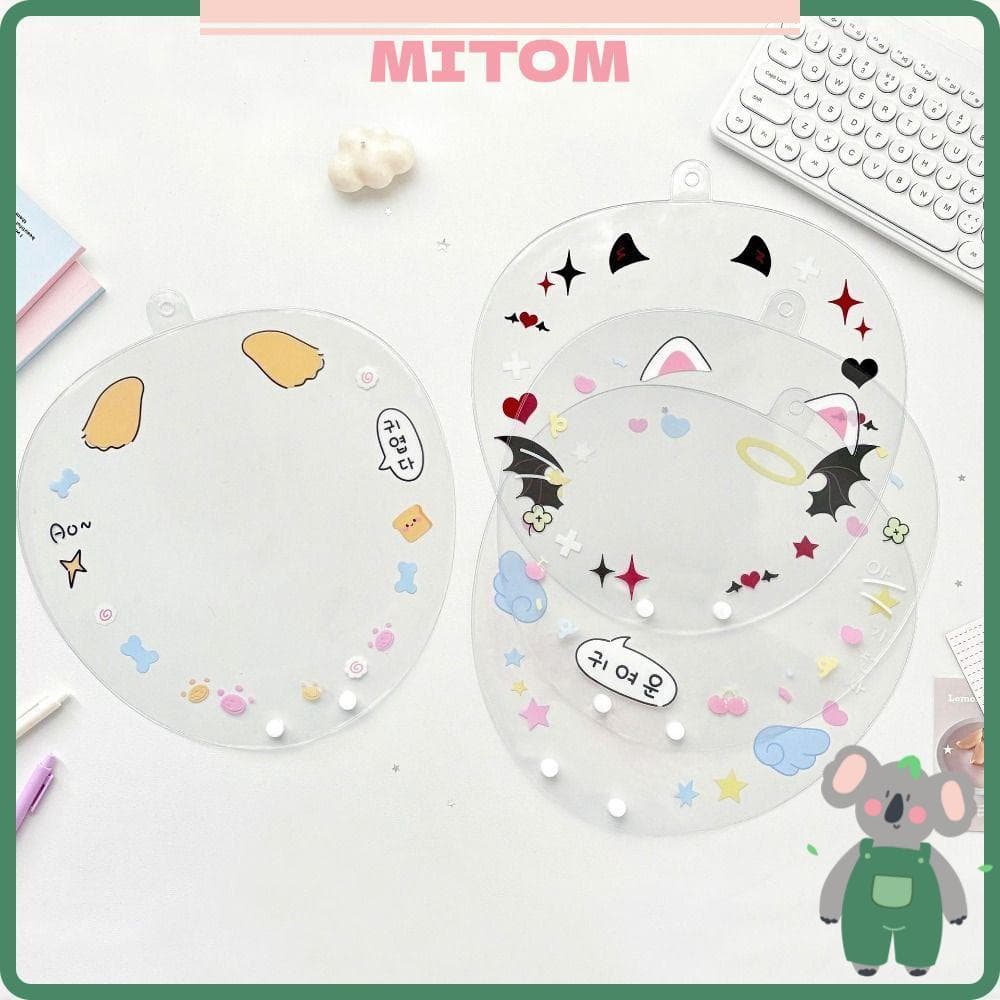 Capa De Ventilador MITOM Picket , Manga Uchiwa À Prova De Poeira , Armazenamento Portátil De Torcida Em PVC