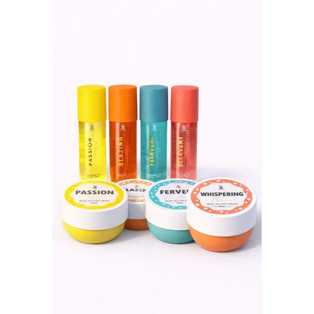 Kit Body Splash 150ml + manteiga Corporal 200g CSecret - Perfume Corporal e Hidratante para a Pele