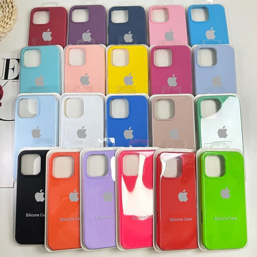 Capa de silicone líquido minimalista premium resistente a quedas para iPhone 12 12 Pro 12 Pro Max