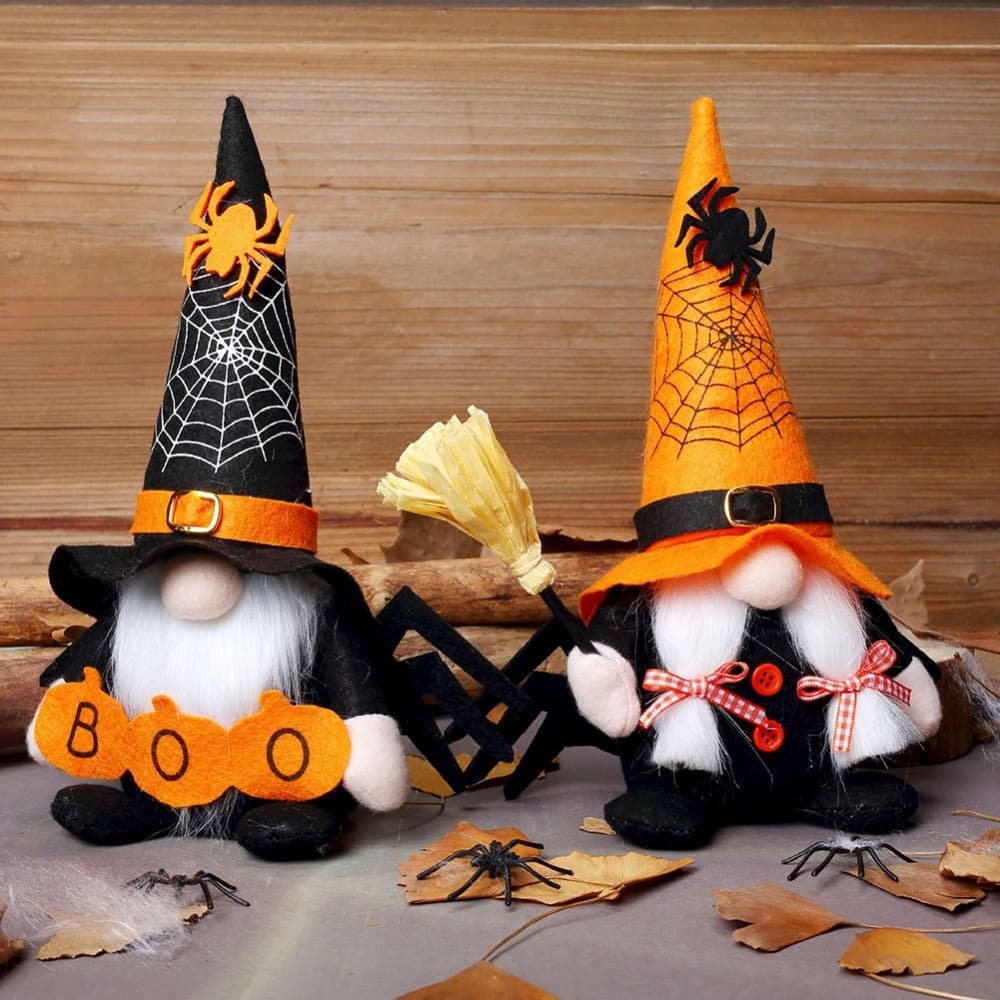Charmosos Enfeites Anões De Halloween : Decoração Caprichosa Para Espaços Festivos !