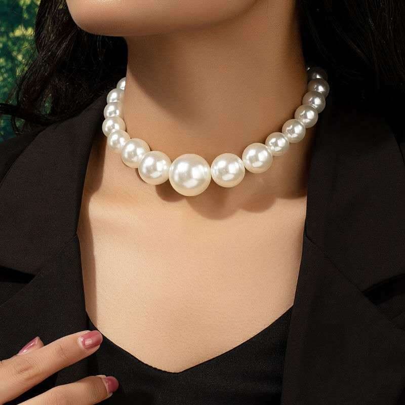 Conjunto de Brincos Feminino de Pérolas de Imitação Grande Venda a Quente Nicho Francês High-End