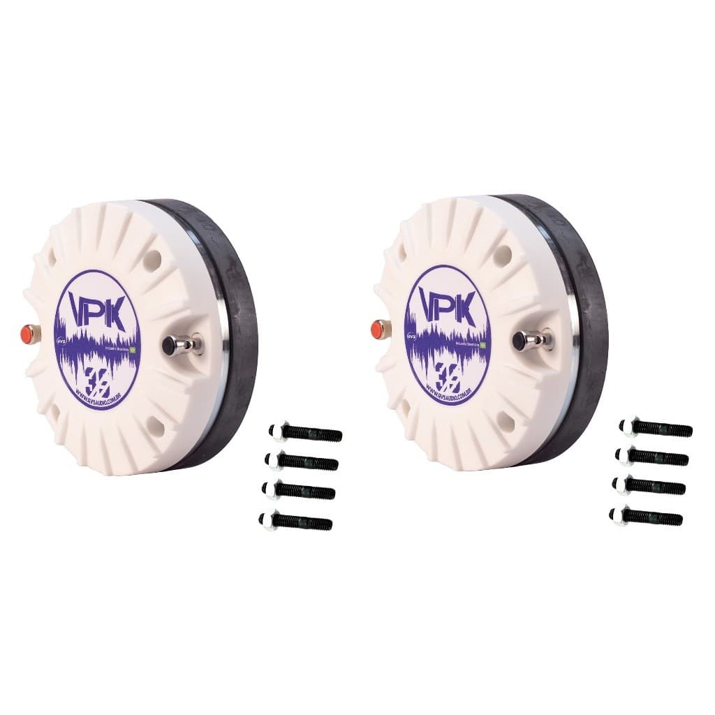 2 Driver TI QVS 35VPK 150W Rms Titanio Corneta TI Titanium 8 ohms Som Automotivo Som Profissional Line Array Paredao Bob