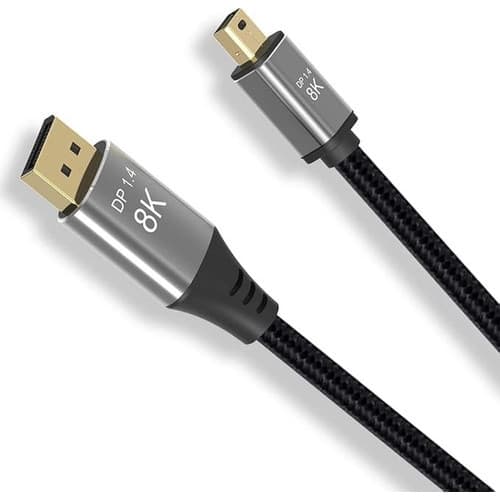 Cabo Mini Displayport Para Displayport 8k - 1,80 Metro