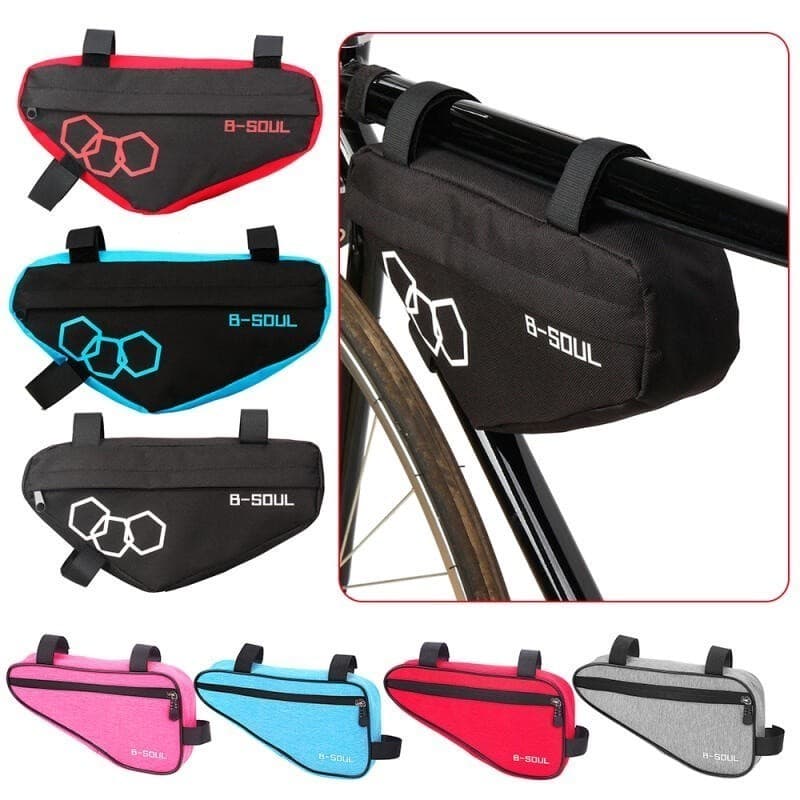 Acessórios Essenciais para Ciclismo MTB: Bolsa de Selim Impermeável para Armazenamento Conveniente em Movimento!