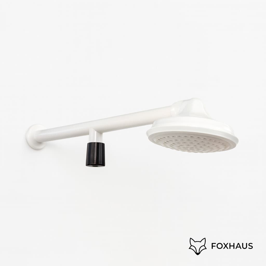 Chuveiro Frio Ducha com Registro Area Externa Piscina 4 Polegadas com Haste 30cm