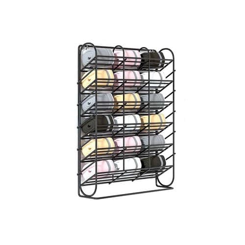 Organizador Aramado Preto 18 Compartimentos Divisorias Multipla Organizacao Pecas Intimas
