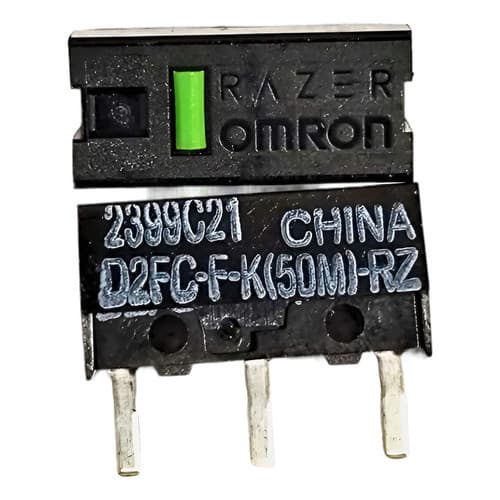 2x Micro Switch Omron D2fc-f-k 50m-rz Mouse Original Gamer Verde