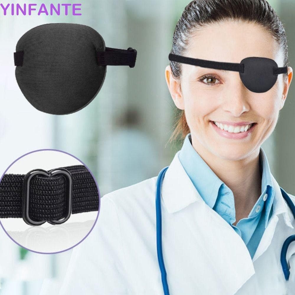 YINFANTEWN Capa De Tapa-Olho Único , Macio 3D Ajustável Respirável Para Ambliopia