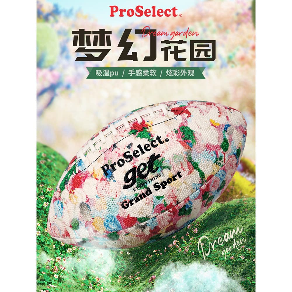 ProSelecione Especialmente Rugby Fantasy Garden Rosa No. 9 Bandeira de Cintura para Competição Adulto Rugby Futebol Amer