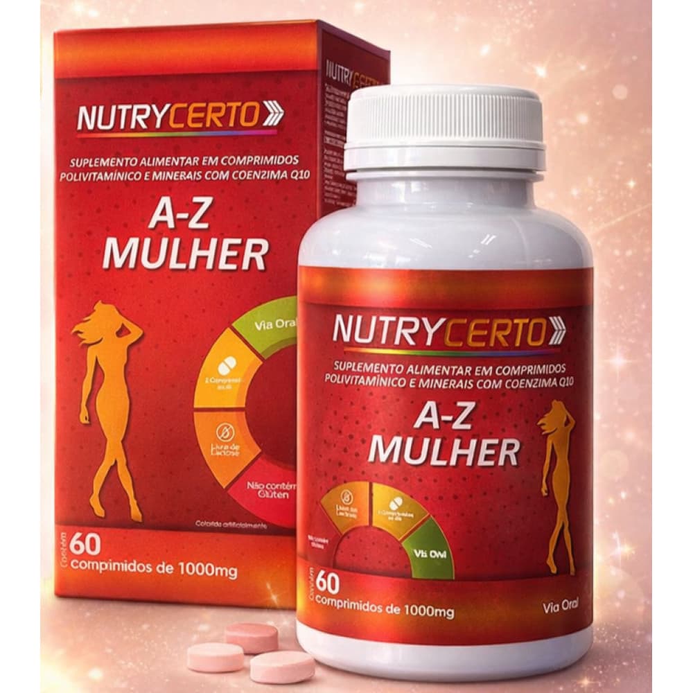 Nutrycerto de A-Z Mulher com  60 Comprimidos