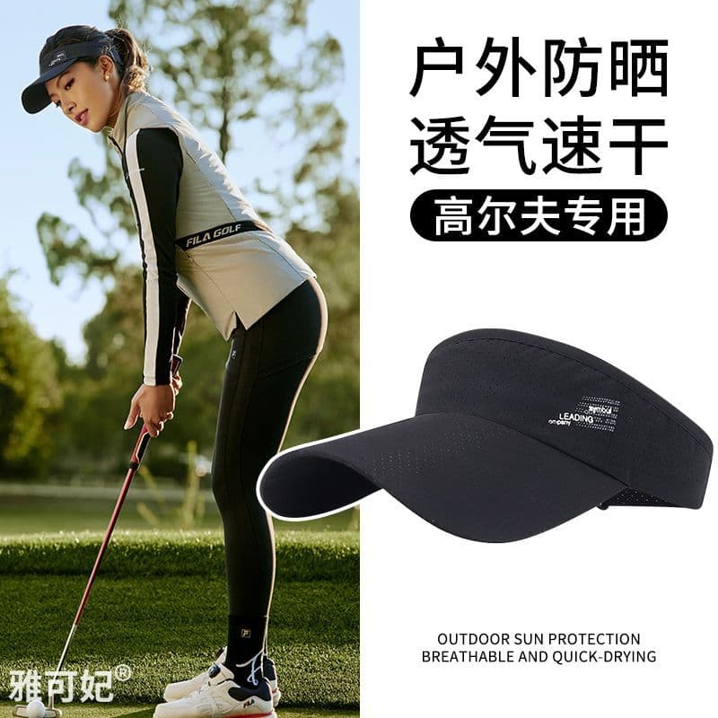 Chapéu de golfe de verão estilo fino maratona correndo esportes vazio chapéu superior das mulheres dos homens protetor s