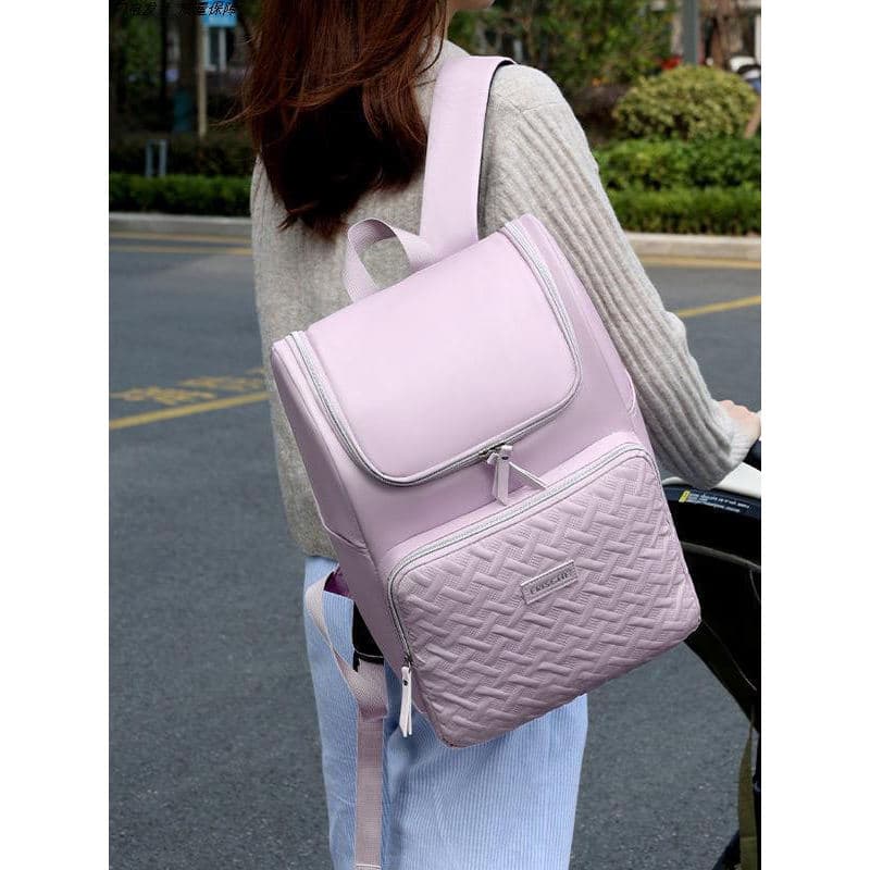 Novo estilo bolsa de mamãe multifuncional, bolsa de mamãe de grande capacidade, mochila, mãe, bebê, bolsa conveniente pa