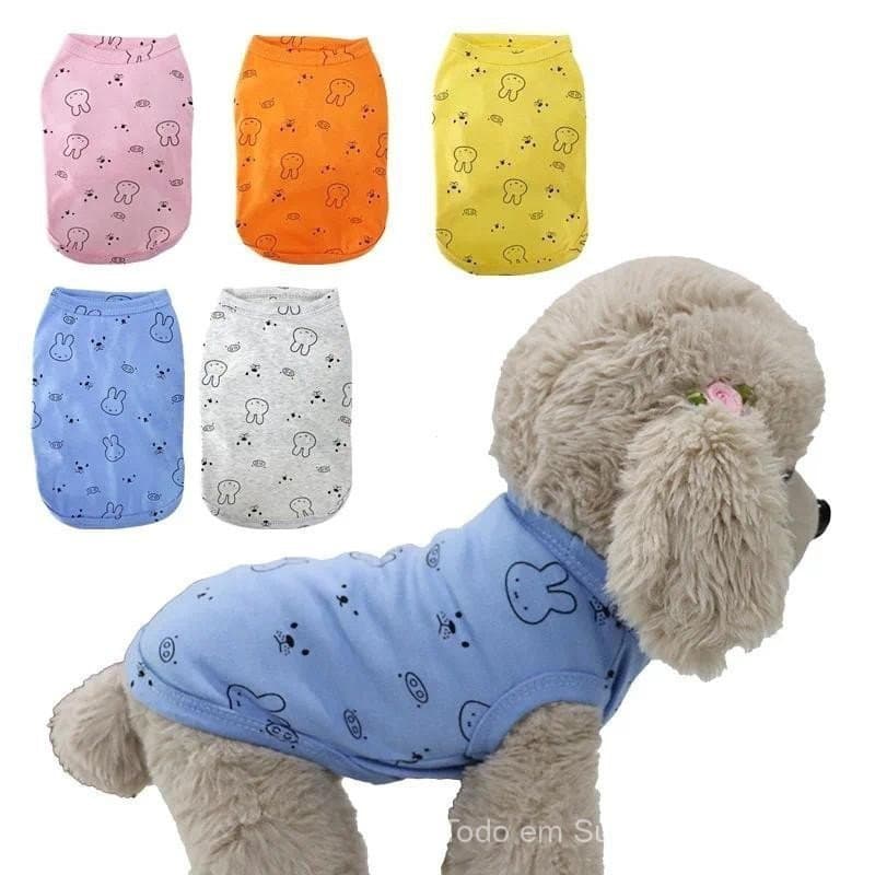 Roupas Para Animais De Estimação Cães , Colete Cachorros Pequenos , Camisa , Buldogue Francês , De Primavera