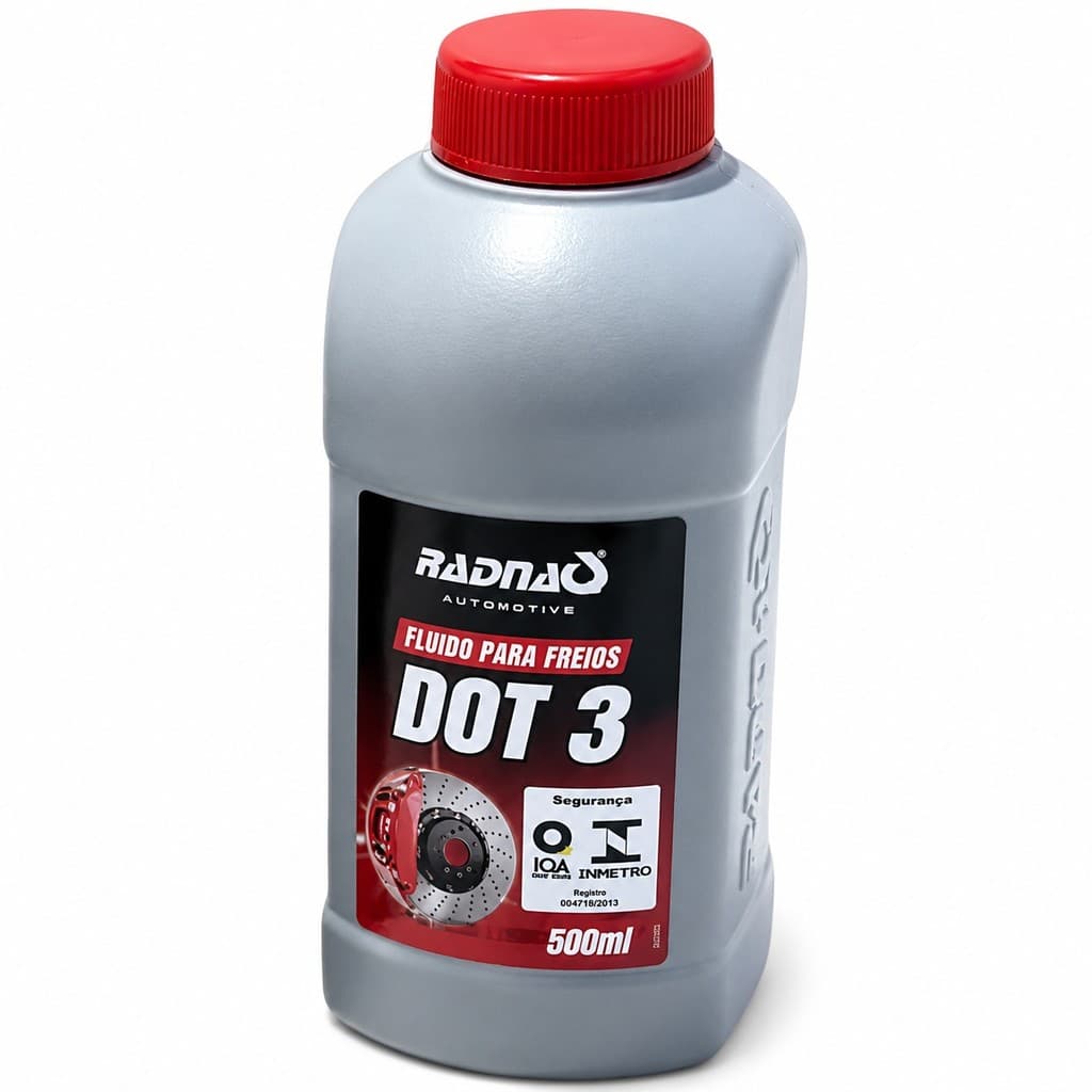 Fluido De Freio Dot 3 Radnaq 500 Ml Original De Qualidade