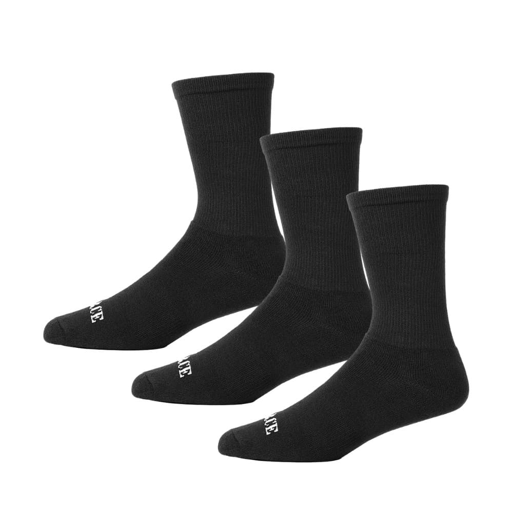 Kit 3 Meias Br Force Tática Combate Cano Médio Preto 41-45 Invictus