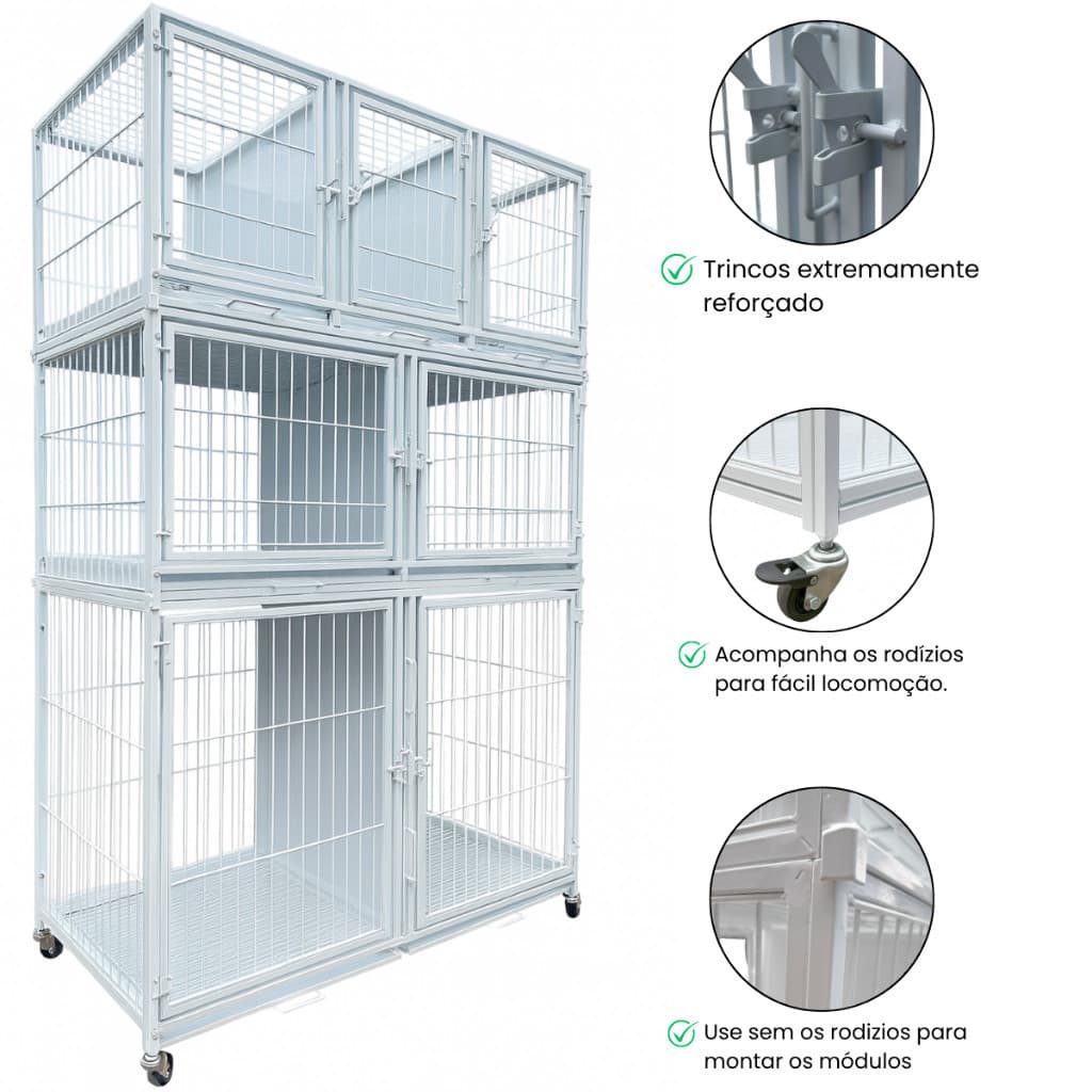 Canil Pet Shop Veterinária Modular 3 Opções de  Módulos Veterinária