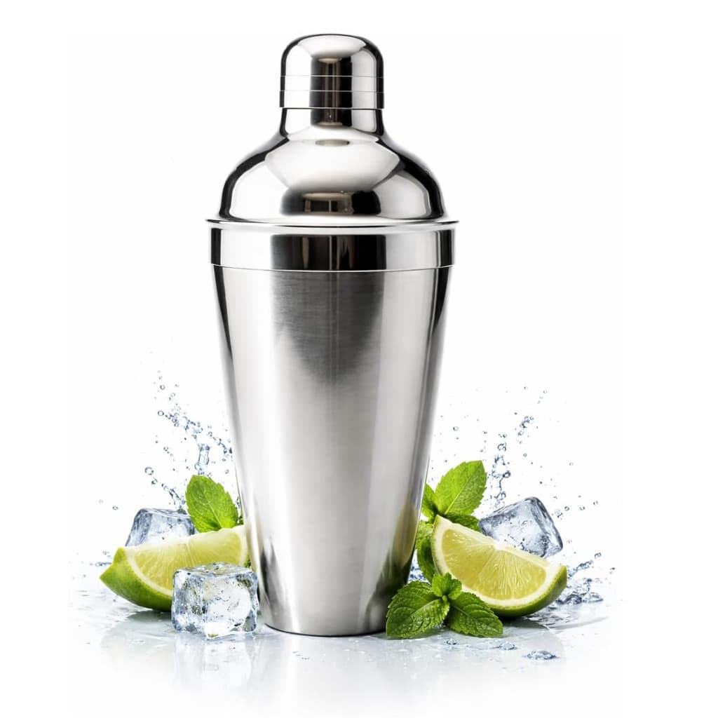 Coqueteleira Inox 750ml Gamma com Dosador e Filtro Integrado