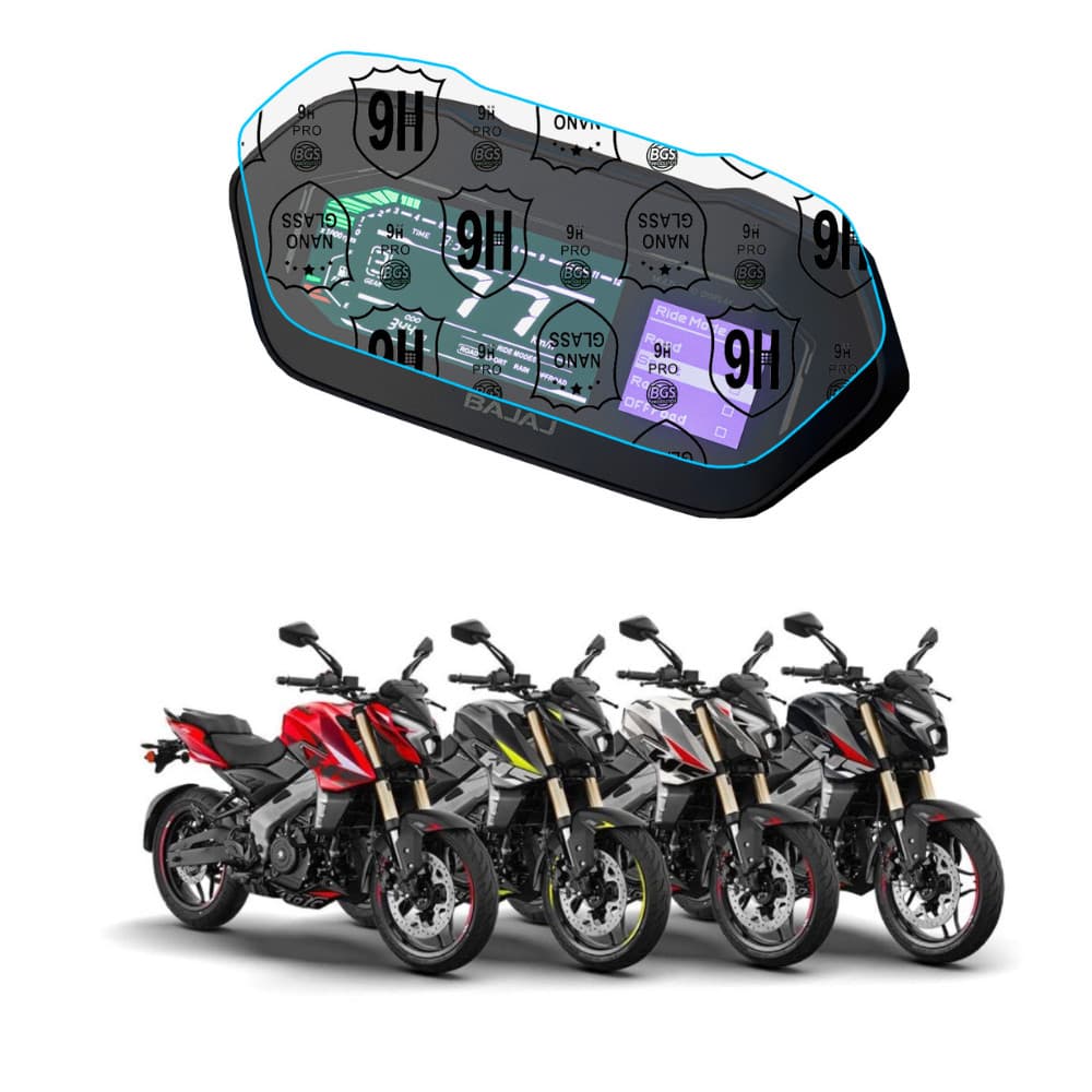 Película Protetora Antirreflexo 9H Painel Bajaj NS400Z 2026