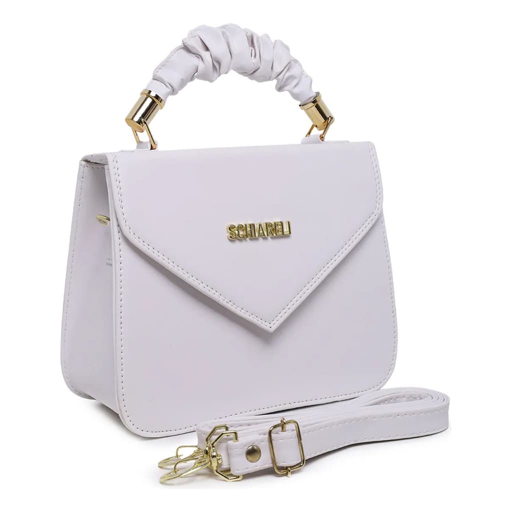 Bolsa Feminina Transversal Moderna Alça Franzida