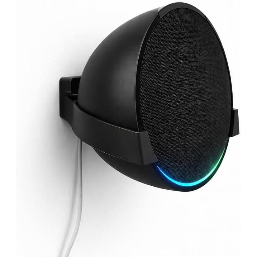 Suporte de Parede para Echo Pop, Encaixe Sob Medida, Melhor Projeção de Som, Organizador para Alexa