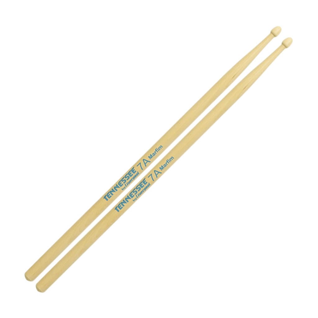 Baqueta Liverpool Tennessee 7A TN 7AM Ponta Madeira Para Bateria Percussão