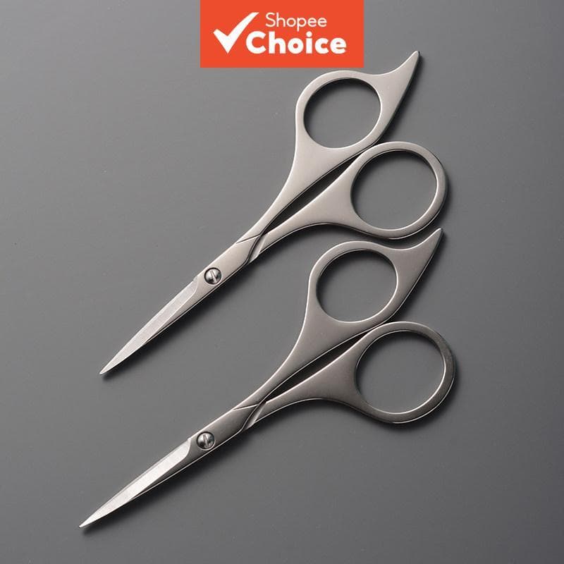 Depenador De Cabelo Sobrancelha Barbeador Pinça Aço Inoxidável Chicote Nariz Tesoura Maquiagem
