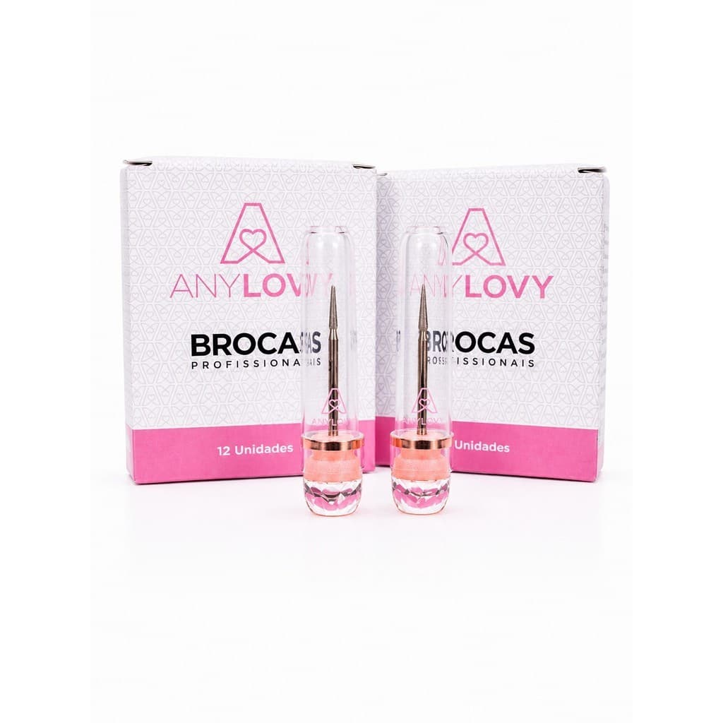 Brocas de Unha Diamantadas 718 720 Anylovy para Preparo e Acabamento Preciso d Cutícula profissional